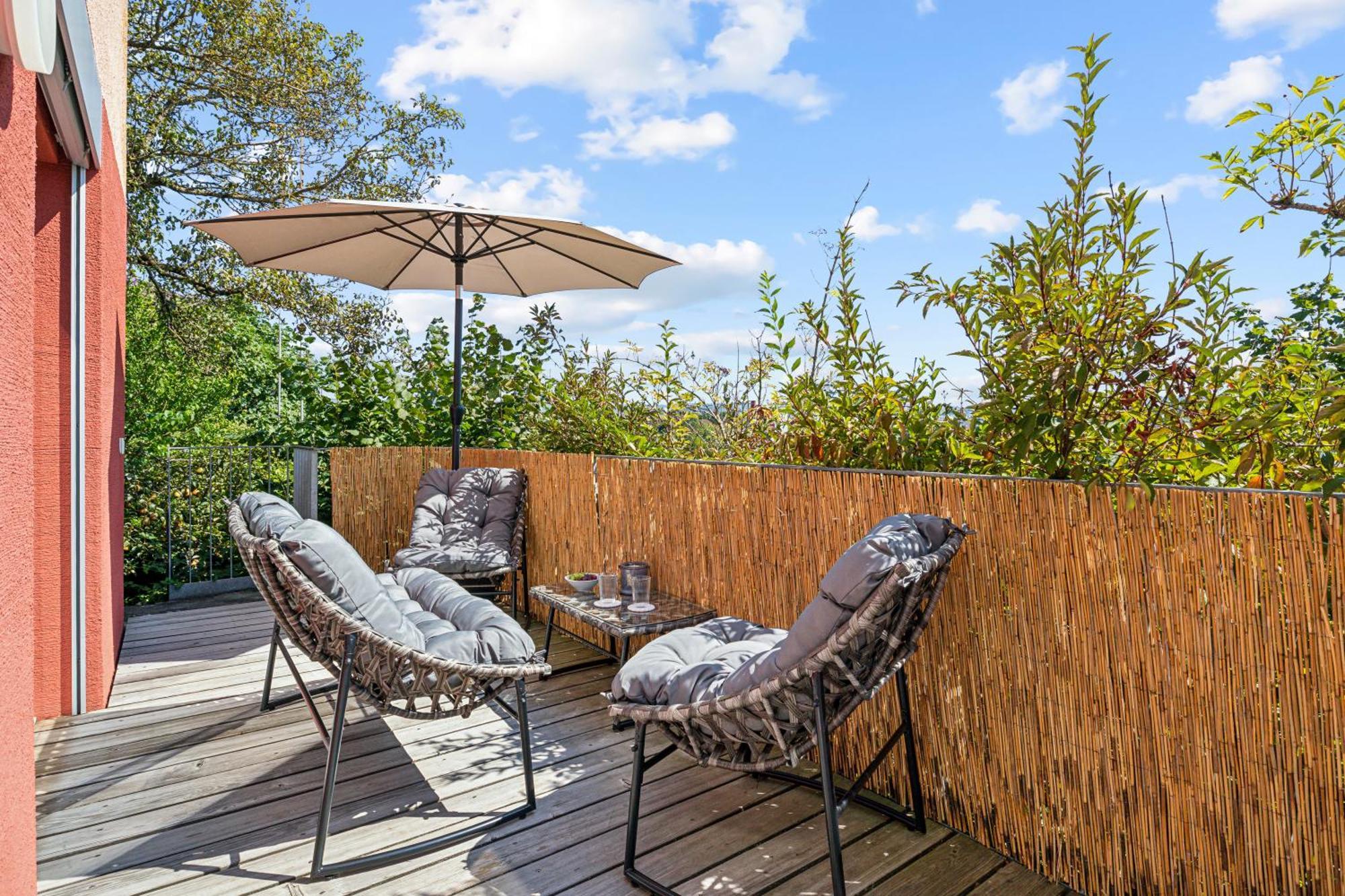 Business I Family Apartment I 1-4 Personen - Aare Blick, Nahe Altstadt I Beamer - 99" Leinwand I Terrassen Lounge Und Parkplatz Brugg  Extérieur photo
